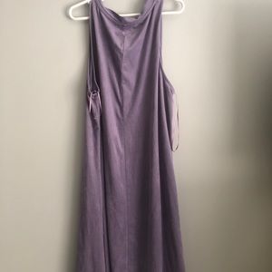 purple dress